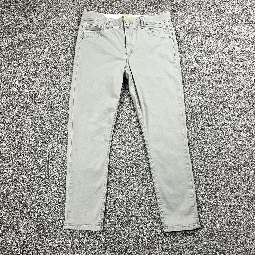 Democracy Jeans Womens 8 Gray Ab Technology Ankle Skinny Mid Rise Stretch